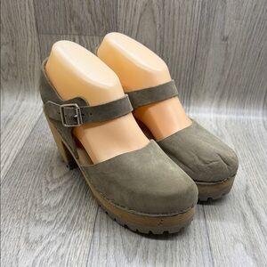 MIA Taupe Mary Jane Mules
